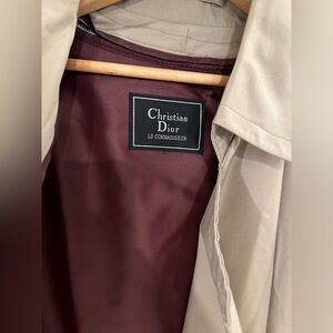 Vintage Christian Dior Le Connaisseur Trench Coat Jacket Men’s Size 38S